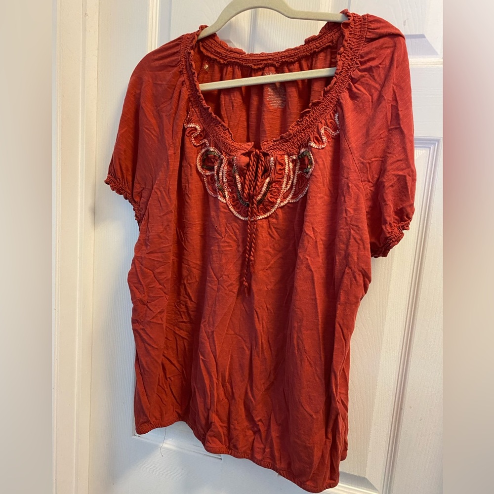 Red shirt